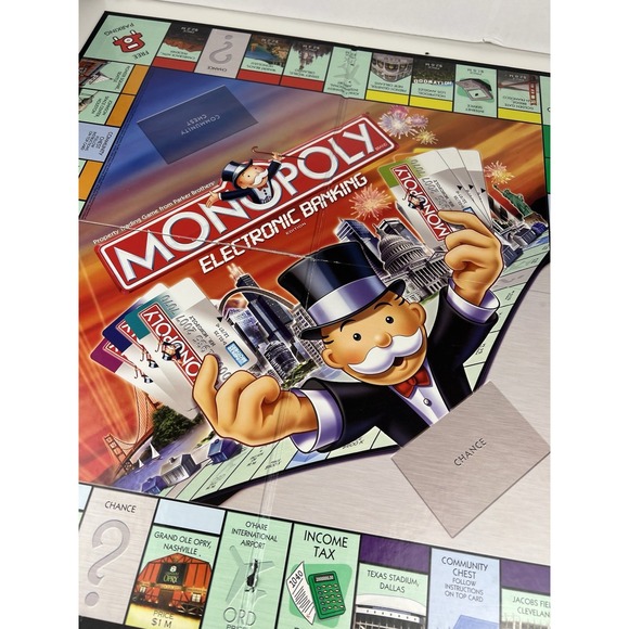 Parker Brothers MONOPOLY Electronic Banking Edition Board‎ Game 07 Board/Booklet - Picture 3 of 12